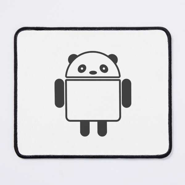 Item preview, Panda Android robot style design designed and sold by mrsupicku.