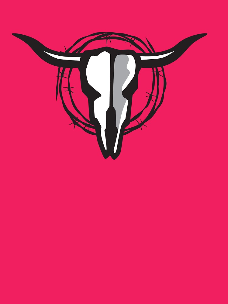 Cow Skull with Barbed Wire by DOODL