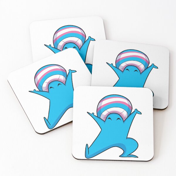 Item preview, Trans Pride Mushroom designed and sold by TrixelthePixel.