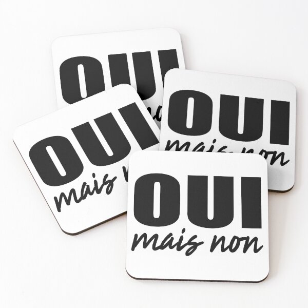 Item preview, Oui Mais Non - Funny French Sayings designed and sold by TravelScientist.