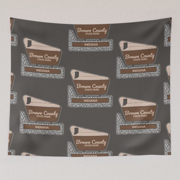 Item preview, Brown County State Park Indiana Entrance Welcome Sign IN designed and sold by palmettodigital.