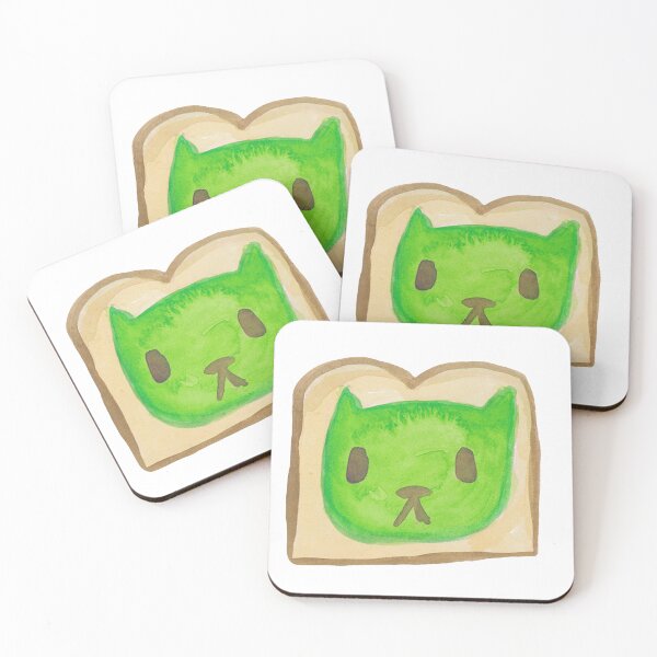 Item preview, Cat Avocado toast watercolor art designed and sold by Allison Scianna.