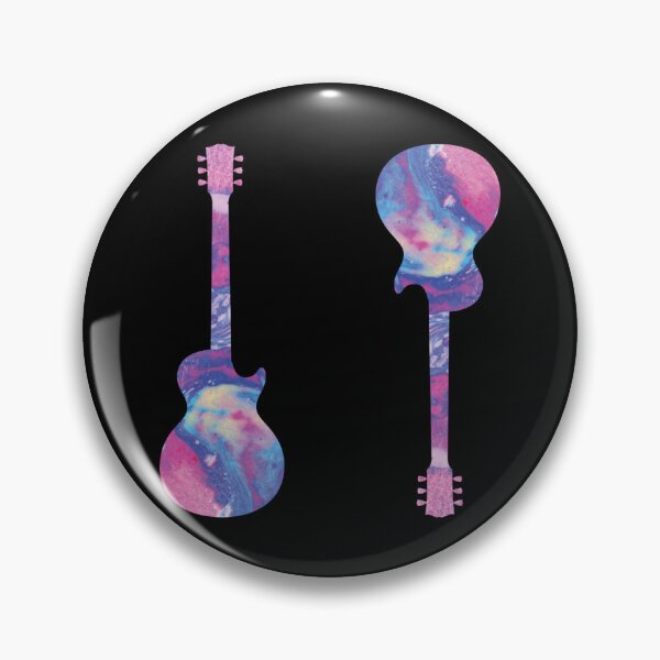 Item preview, Lp Style Electric Guitar Watercolor Texture Sticker designed and sold by elliottbow.