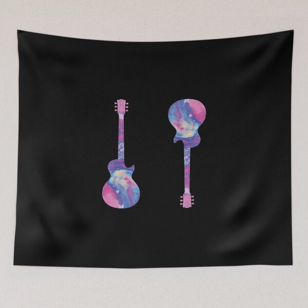 Item preview, Lp Style Electric Guitar Watercolor Texture Sticker designed and sold by elliottbow.