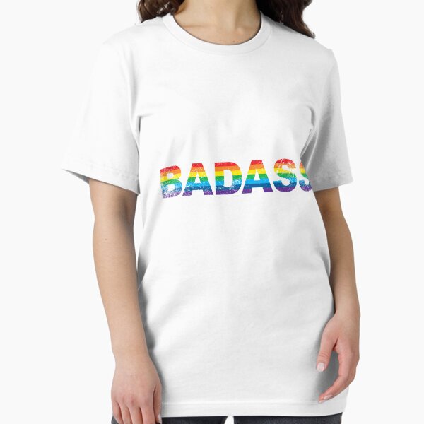 LGBTQ Pride - BADASS - Pride Rainbow Essential T-Shirt