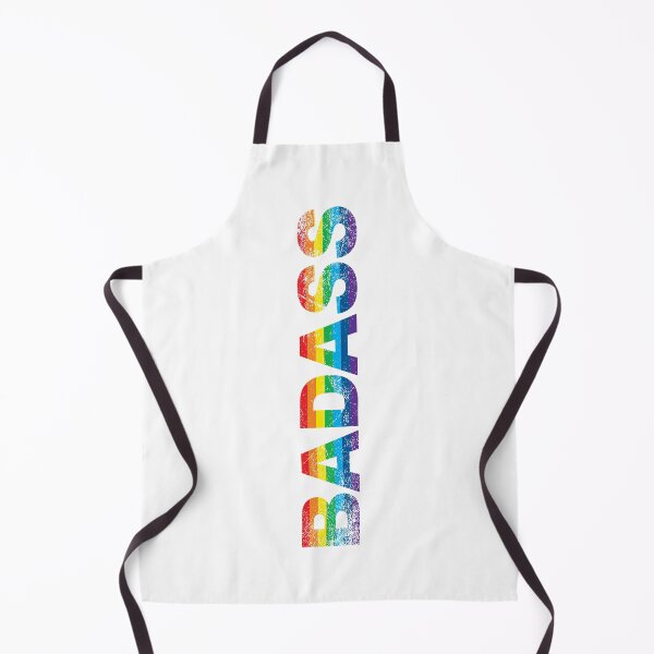Item preview, LGBTQ Pride - BADASS - Pride Rainbow designed and sold by DesignByLeo.