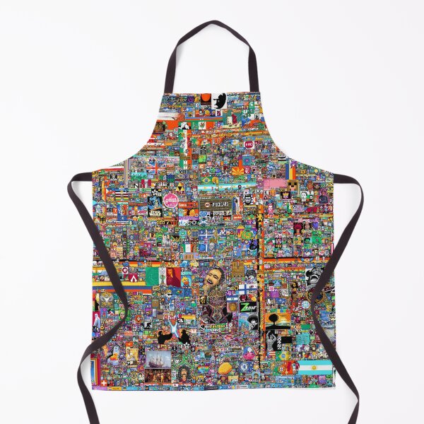 Item preview, R / place final image Sub Reddit Atlas Map meme designed and sold by sun-shadoww.