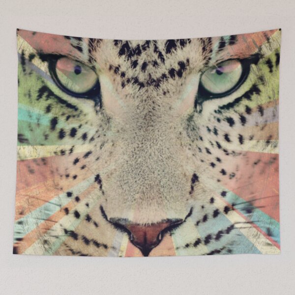 Item preview, Leopard Face Colorful designed and sold by HappyLifeCreate.