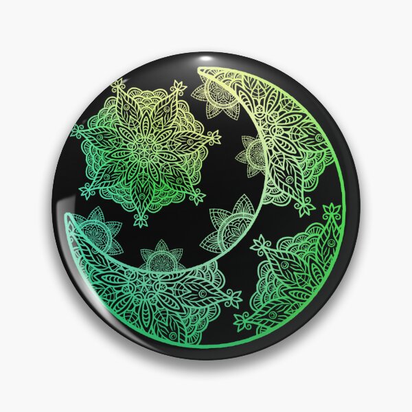 Item preview, Green Moon Mandala designed and sold by Ahenix.