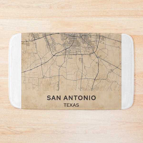 Item preview, San Antonio Vintage Map designed and sold by BeccaDaniels.