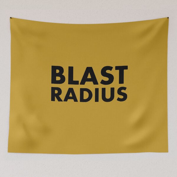 Item preview, Blast Radius logo  | Fallout Inspired | Wall Art Home Decor | HECKINFAROUT designed and sold by Two Otters Co.