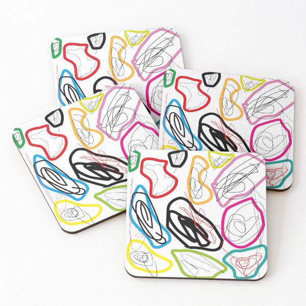 Item preview, Colorful abstract shapes designed and sold by Freygeistdesign.