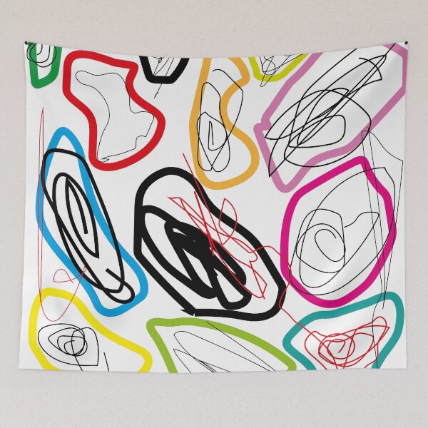 Item preview, Colorful abstract shapes designed and sold by Freygeistdesign.