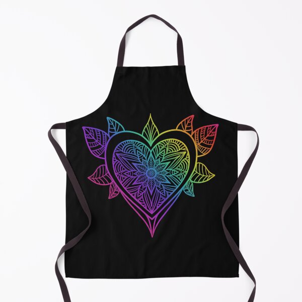 Item preview, Rainbow Heart Mandala designed and sold by Ahenix.