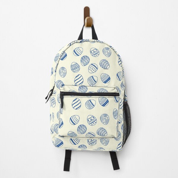 Item preview, Easter Egg Pattern - Navy Blue & Cream designed and sold by DarkGreenSoul.
