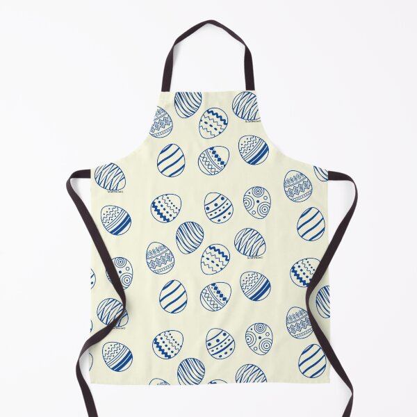 Item preview, Easter Egg Pattern - Navy Blue & Cream designed and sold by DarkGreenSoul.