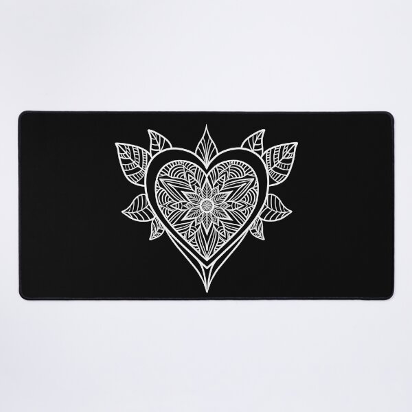 Item preview, White Heart Mandala designed and sold by Ahenix.