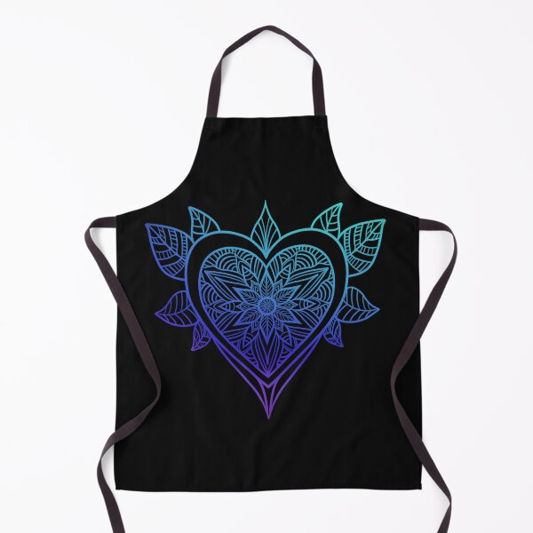 Item preview, Blue Heart Mandala designed and sold by Ahenix.