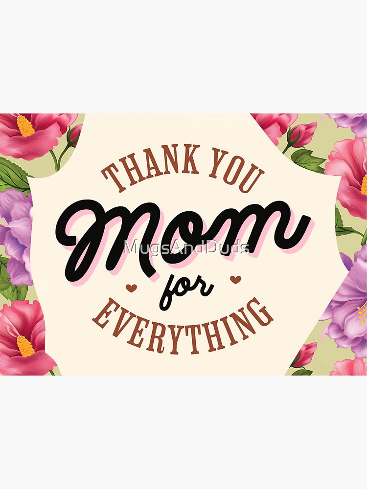 Thumbnail 3 of 3, Sticker, Happy Mother's Day designed and sold by MugsAndDuds.