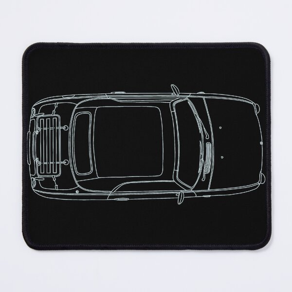 Item preview, Nissan Figaro Linework - Pale Aqua designed and sold by ThatsSoEadie.