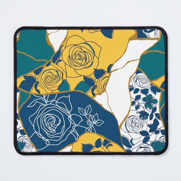 Item preview, Single line rose floral pattern designed and sold by urban-color.