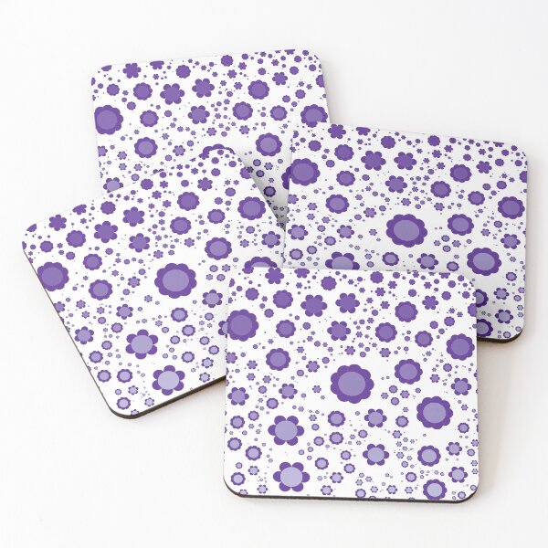 Item preview, Flowers pattern purple designed and sold by CodeArtAfrik.