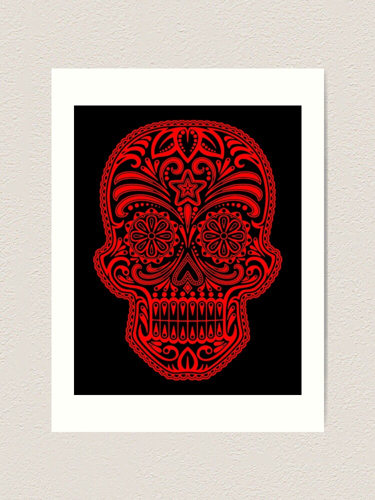 Sugar Skull Chicago Baseball Sticker for Sale by shanconart