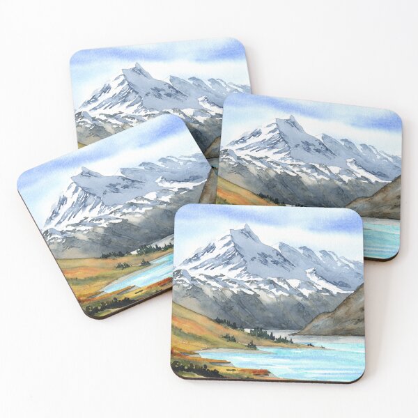 Item preview, Aoraki / Mt Cook with Lake Pukaki, New Zealand designed and sold by Renee Walden.