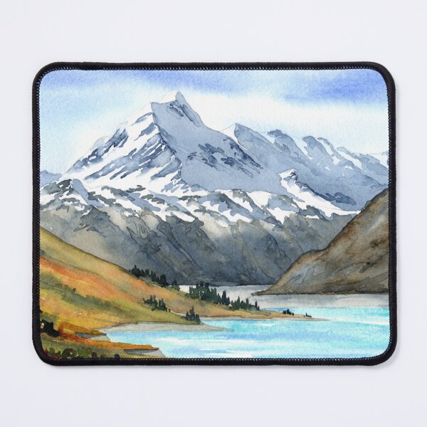 Item preview, Aoraki / Mt Cook with Lake Pukaki, New Zealand designed and sold by Renee Walden.