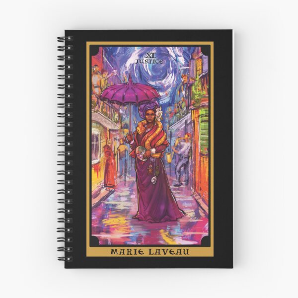 Item preview, Marie Laveau In The Justice Tarot Card designed and sold by TheGhoulishGarb.