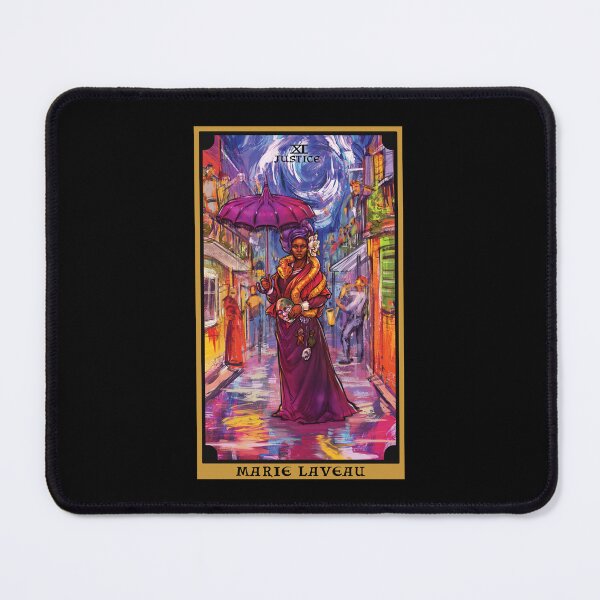 Item preview, Marie Laveau In The Justice Tarot Card designed and sold by TheGhoulishGarb.