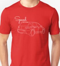 MazdaSpeed 3 Outline - Speed Artwork Unisex T-Shirt