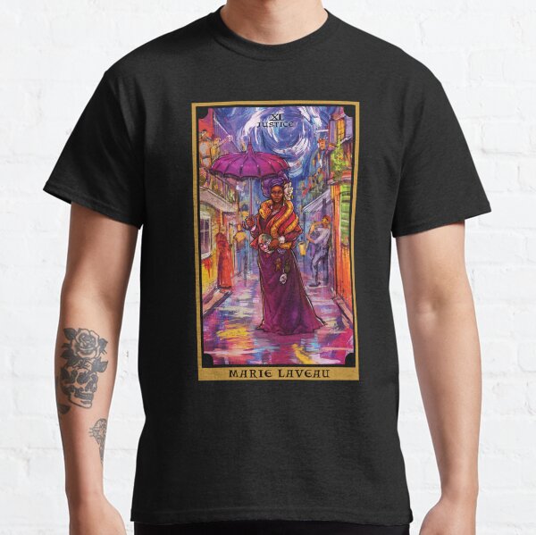 Item preview, Marie Laveau In The Justice Tarot Card designed and sold by TheGhoulishGarb.