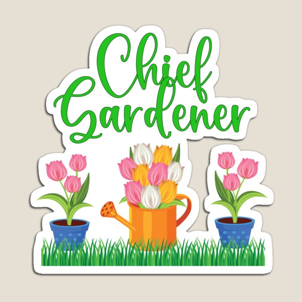 Item preview, Chief Gardener gardener gardener T-shirt for working in the garden designed and sold by Gordenwear.