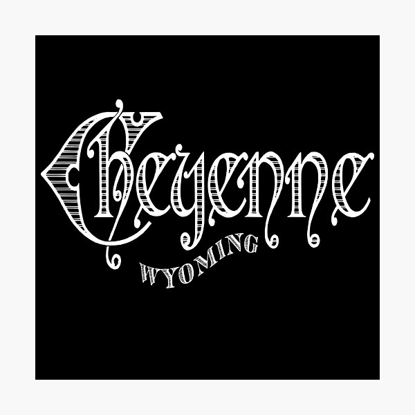 Item preview, Vintage Cheyenne, WY designed and sold by DonDota.