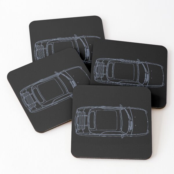 Item preview, Nissan Figaro Linework - Lapis Grey designed and sold by ThatsSoEadie.