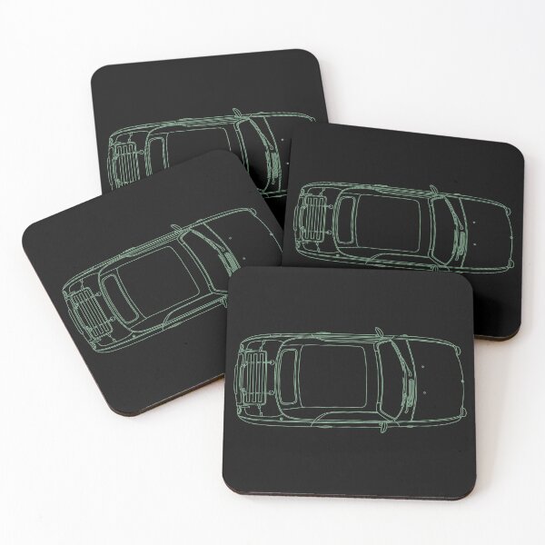 Item preview, Nissan Figaro Linework - Emerald Green designed and sold by ThatsSoEadie.