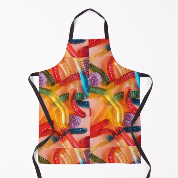 Item preview, Colorful Candy Gummy Worms  designed and sold by newburyboutique.