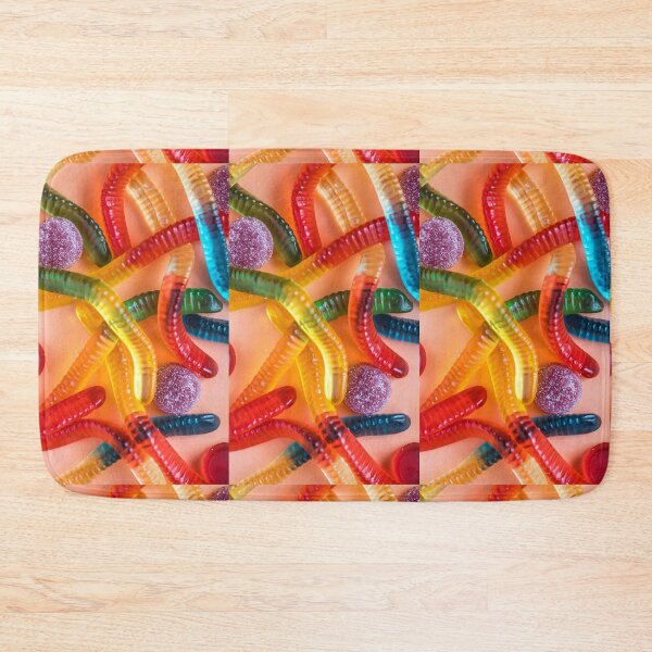 Item preview, Colorful Candy Gummy Worms  designed and sold by newburyboutique.