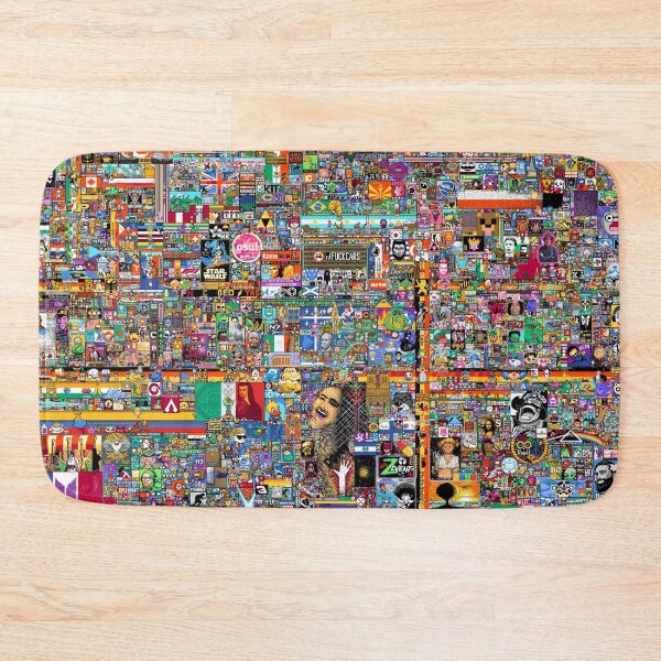 Item preview, r/place 10K Final Canvas Before the Whiteout (super high res edit) 2022 designed and sold by Skootaloo.