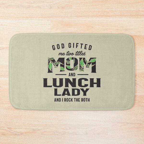 Item preview, God Gifted Me Two Titles Mom and Lunch Lady Mother's Day designed and sold by cidolopez.