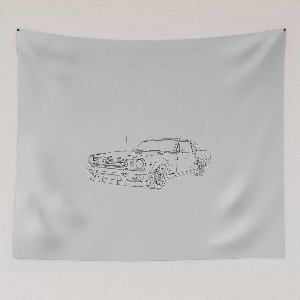Item preview, Car line art, Car guy, Car girl, USDM car addict, mustang gt Drawing designed and sold by CRWorks Shop.
