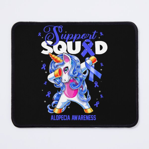 Item preview, Cute Unicorn Support Squad Alopecia Awareness Men Women Kid designed and sold by tenjun16.