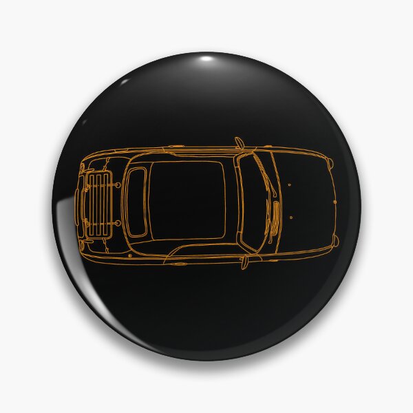 Item preview, Nissan Figaro Linework - Sweet Orange designed and sold by ThatsSoEadie.