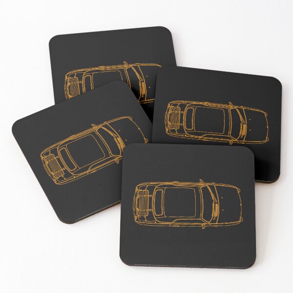 Item preview, Nissan Figaro Linework - Sweet Orange designed and sold by ThatsSoEadie.