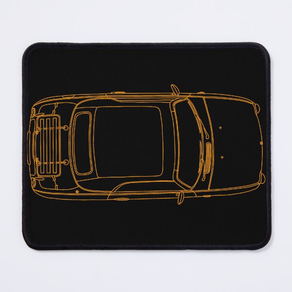 Item preview, Nissan Figaro Linework - Sweet Orange designed and sold by ThatsSoEadie.