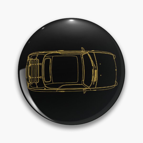 Item preview, Nissan Figaro Linework - Sunshine Yellow designed and sold by ThatsSoEadie.
