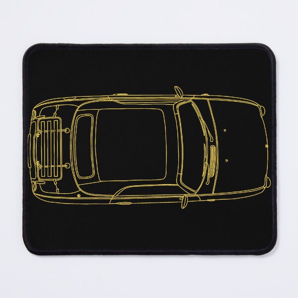 Item preview, Nissan Figaro Linework - Sunshine Yellow designed and sold by ThatsSoEadie.