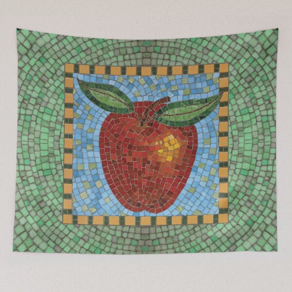 Item preview, Ripe Red Apple Mosaic designed and sold by Galanat26.