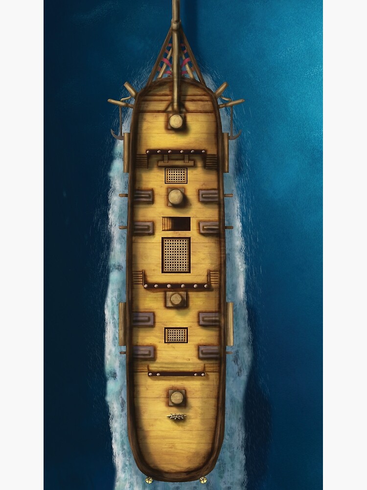"Large Ship Battle Map" Poster for Sale by Domille Redbubble